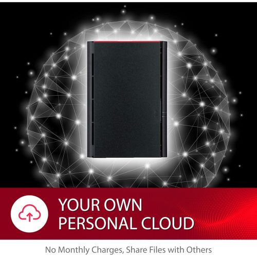  [아마존베스트]BUFFALO LinkStation SoHo 2-Bay Desktop 8TB Home Office Personal Cloud NAS with Hard Drives Included