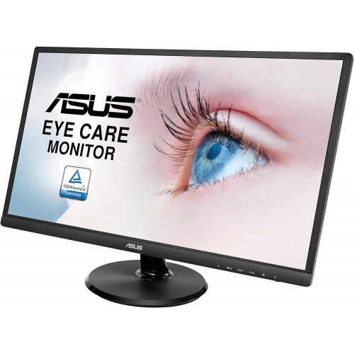 아수스 ASUS VA249HE 23.8” Full HD 1080p HDMI VGA Eye Care Monitor with 178° Wide Viewing Angle