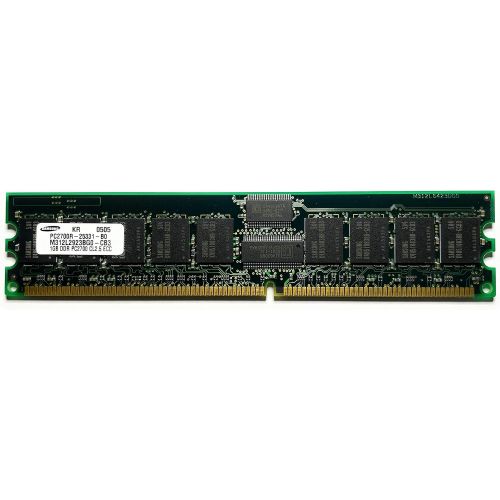 삼성 1GB Samsung 1GB PC2700 DDR-333MHz ECC Registered CL2.5 184-Pin DIMMMemory Module Mfr P/N M312L2923BG0-CB3