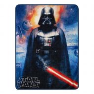 Disneys Star Wars, Cosmic Darth Micro Raschel Throw Blanket, 46 x 60, Multi Color
