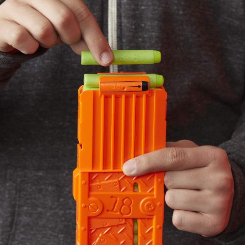 너프 Revoltinator Nerf Zombie Strike Toy Blaster with motorized Lights Sounds & 18 Official Darts for Kids, Teens, & Adults