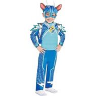 Party City PAW Patrol Chase Light Up Costume for Boys, Mighty Pups Charged Up!, Jumpsuit, Headpiece and Backpack