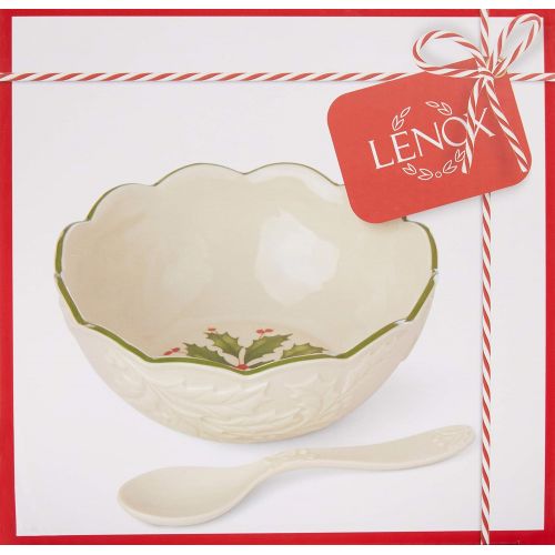 레녹스 Lenox Holiday Dip Bowl with Spoon