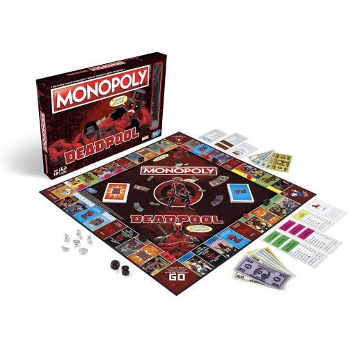 모노폴리 Hasbro Gaming Monopoly Game: Marvel Deadpool Edition