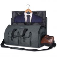 UniqueBella Carry on Garment Bag Large Duffel Bag Suit Travel Bag Weekend Bag Flight Bag with Shoe Pouch for Men Women