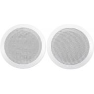[아마존베스트]2 Rockville CC65T White 6.5 Commercial 70v Ceiling Speakers for Restaurant