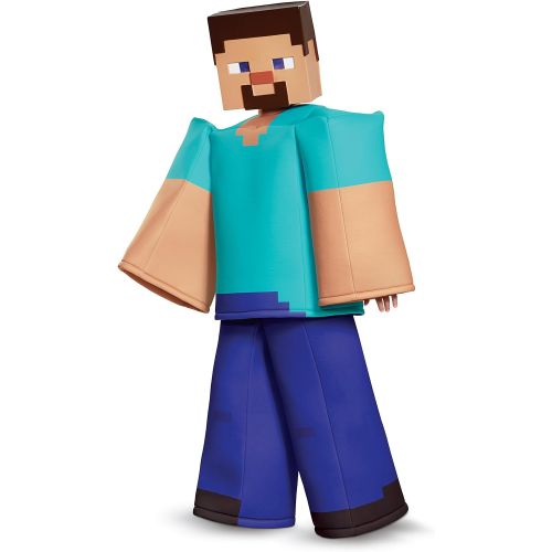  Disguise Steve Prestige Minecraft Costume, Multicolor, Large (10-12)