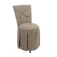Silverwood CPFV1130B Vanity Chair, Tan