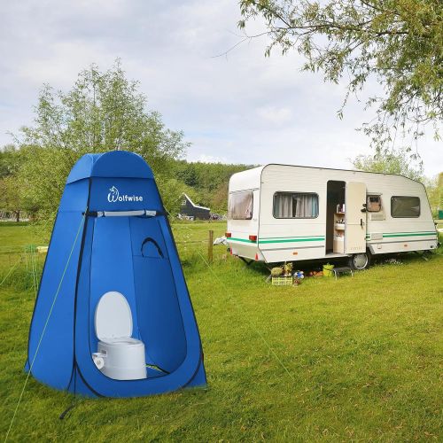  [아마존베스트]WolfWise Pop Up Privacy Shower Tent Portable Outdoor Sun Shelter Camp Toilet Changing Dressing Room