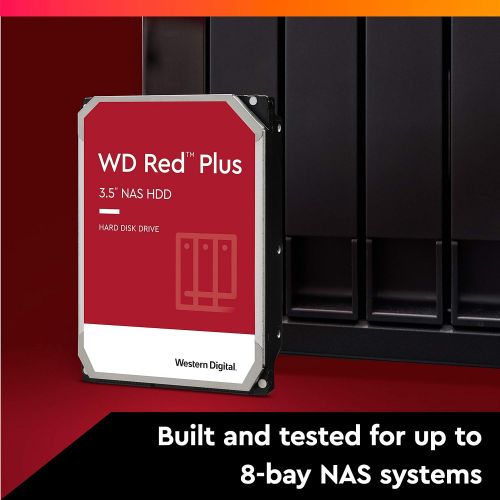  [무료배송]Western Digital 4TB WD Red Plus NAS Internal Hard Drive HDD - 5400 RPM, SATA 6 Gb/s, CMR, 128 MB Cache, 3.5 -WD40EFZX