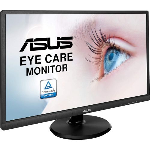 아수스 ASUS VA249HE 23.8” Full HD 1080p HDMI VGA Eye Care Monitor with 178° Wide Viewing Angle