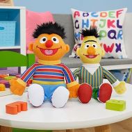 SESAME STREET Friends Bert and Ernie 8-inch 2-Piece Sustainable Plush Stuffed Animals Set, Officially Licensed Kids Toys for Ages 18 Month by Just Play