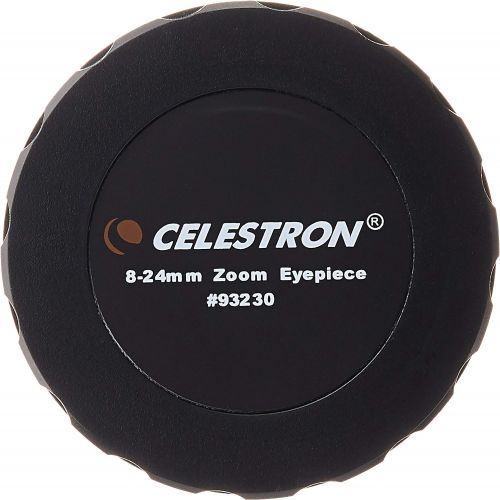 셀레스트론 Celestron - Zoom Eyepiece for Telescope - Versatile 8mm-24mm Zoom for Low Power and High Power Viewing - Works with Any Telescope That Accepts 1.25 Eyepieces & 18778 AC Adapter (Bl