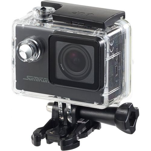  Somikon Action Camera: Einsteiger-4K-Action-Cam, WLAN Full HD (60 fps) mit Unterwassergehaeuse (Aktionkamera)