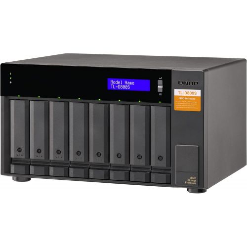  [아마존베스트]QNAP TL-D800S 8 Bay SATA 6Gbps JBOD Storage Enclosure. PCIe SATA Interface Card (QXP-800eS-A1164) Included