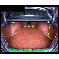 Fly5D Trunk Mat Cargo Mats Boot Liner Car Carpet Waterproof For Honda Accord 2003-2007 (Honda Accord 2003-2007, Brown)