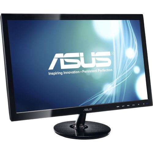 아수스 Asus VS228H-P 21.5 Full HD 1920x1080 HDMI DVI VGA LCD Monitor with Back-lit LED, Black