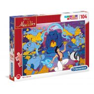 Clementoni 27283 27283-Supercolor Puzzle-Aladdin-104 Pieces, Multi-Coloured