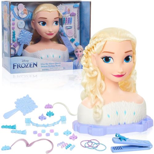 디즈니 Disney Frozen 2 Elsa Deluxe Styling Head, Amazon Exclusive