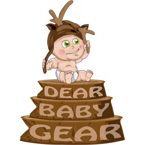  Dear Baby Gear Deluxe Car Seat Canopy, Reversible Custom Minky Print Black, Grey, Mint Moose, Aztec Minky