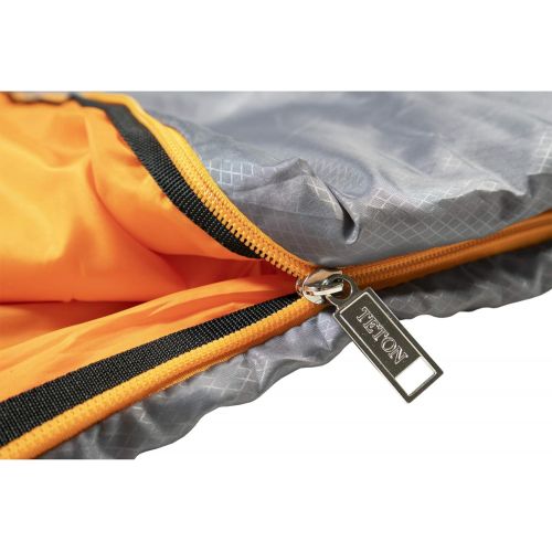  TETON Sports Outpost Sleeping Bag; Lightweight Backpacking Sleeping Bag for Hiking and Camping Outdoors in Warm Weather; Never Roll Your Sleeping Bag Again; Stuff Sack Included