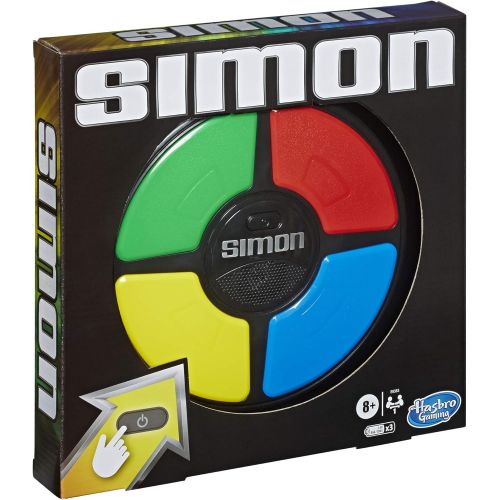 해즈브로 [아마존베스트]Hasbro Gaming Simon Game; Electronic Memory Game for Kids Ages 8 and Up; Handheld Game with Lights and Sounds; Classic Simon Gameplay