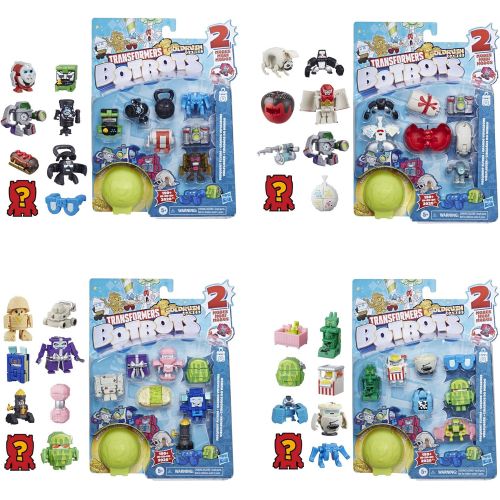 트랜스포머 Transformers Toys BotBots Series 5 Frequent Flyers 8-Pack  Mystery 2-in-1 Collectible Figures! Kids Ages 5 and Up (Styles and Colors May Vary) by Hasbro