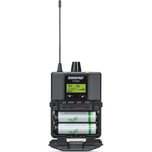 [아마존베스트]Shure P3RA Premium Wireless Bodypack Receiver for PSM300 Personal Monitoring Systems