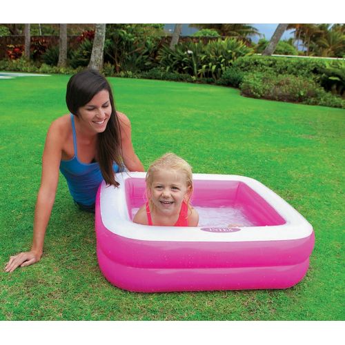 인텍스 Intex Square Baby Pool - Pink