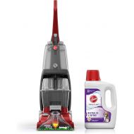Hoover Power Scrub Deluxe Carpet Cleaner Machine with Paws & Claws Carpet Cleaning Solution (64oz), FH50150, AH30925