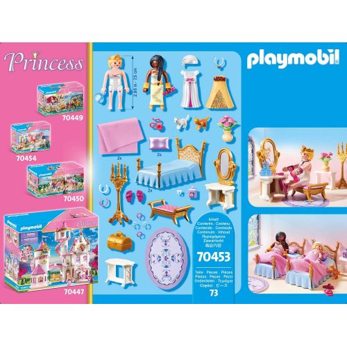 플레이모빌 Playmobil Royal Bedroom 70453 Princess World Playset