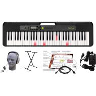 [아마존베스트]Casio LK-S250 61-Key Premium Lighted Keyboard Pack with Headphones, Stand, Power Supply, 6-Foot USB Cable and eMedia Instructional Software (CAS LKS250 EPA)