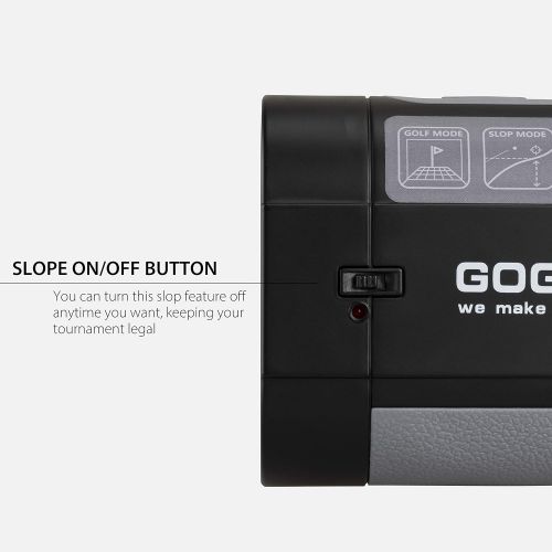  Gogogo Sport Vpro Laser Rangefinder, Golf & Hunting Range Finder with Slope, Pinsensor - Flag-Lock, 650Y/900Y Golfing Distance Measure