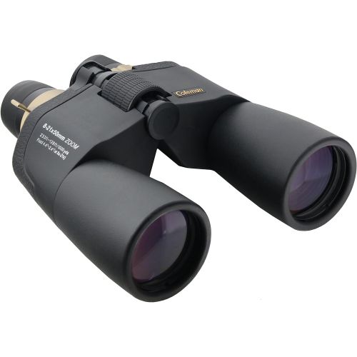 콜맨 Coleman 8-21x50 Full Size Zoom Binoculars, Black (CZ82150)