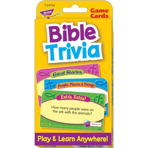  [아마존베스트]Trend Enterprises Bible Trivia Flash Cards