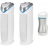 Germ Guardian True HEPA Filter Air Purifier AC4825W2PK & Pluggable Air Purifier & Sanitizer, Eliminates Germs and Mold with UV-C Light, Deodorizer, GG1000