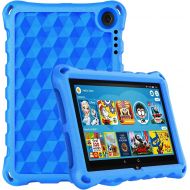 [아마존베스트]Fire HD 8 2020 Case,Fire HD 8 Plus Tablet Case(10th Generation, 2020 Release),DiHines Lightweight Kids-Proof Case for Amazon Kindle Fire HD 8 Tablet/Fire HD 8 Plus,Blue
