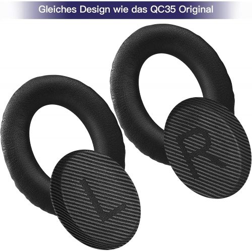  [아마존베스트]ALDOKE QC35 II Earpads Replacement Ear Pads Compatible with Bose QuietComfort 35 QC35 and 35ii QC25 QC15 QC2 AE2 AE2i AE2W Headphones (QC35 Black)