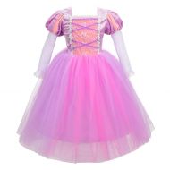 Dressy Daisy Girls Princess Rapunzel Dress Up Costumes Halloween Fancy Party Dress
