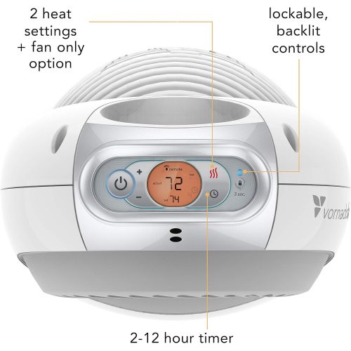 보네이도 Vornadobaby Sensa Space Heater, White