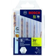 Bosch TI5IM 5 Pc. Impact Tough Titanium Drill Bit Set,