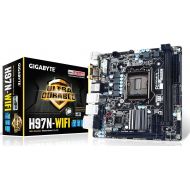 Gigabyte Ultra Durable GA-H97N-WIFI Desktop Motherboard, Intel H97 Express Chipset, Socket H3 LGA-1150