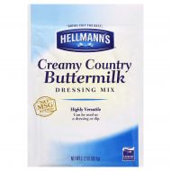 Hellmanns Dressing Dry Mix Pouch Creamy Country Buttermilk 3.12 oz, Pack of 18