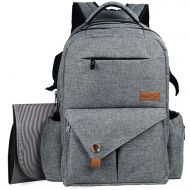 Hap Tim Diaper Bag Backpack, New Generation Water Resistant Large Baby Bag Travel Backpacks...