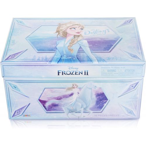 디즈니 Disney Frozen 2 Elsas Journey Dress Up Trunk Deluxe 17 Piece [Amazon Exclusive]