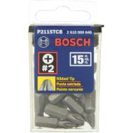 Bosch P2115TCB 1 In. Impact Tough Phillips Insert Bit, 15-Piece