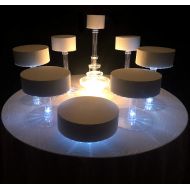 Crafts Central Wedding Cake Stand Eight Tier With LED Lights (With Fountain)