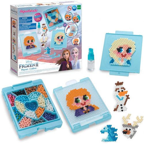  Aquabeads Disney Frozen 2 Playset, Kids Crafts, Beads, Arts and Crafts, Complete Activity Kit for 4+