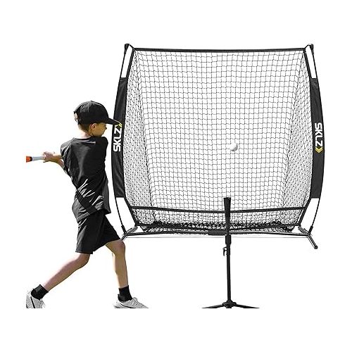 스킬즈 SKLZ Portable Baseball and Softball Hitting Net with Vault, 5 x 5 feet