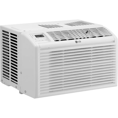  LG 6,000 BTU 115V Window Air Conditioner with Remote Control, 6000, White
